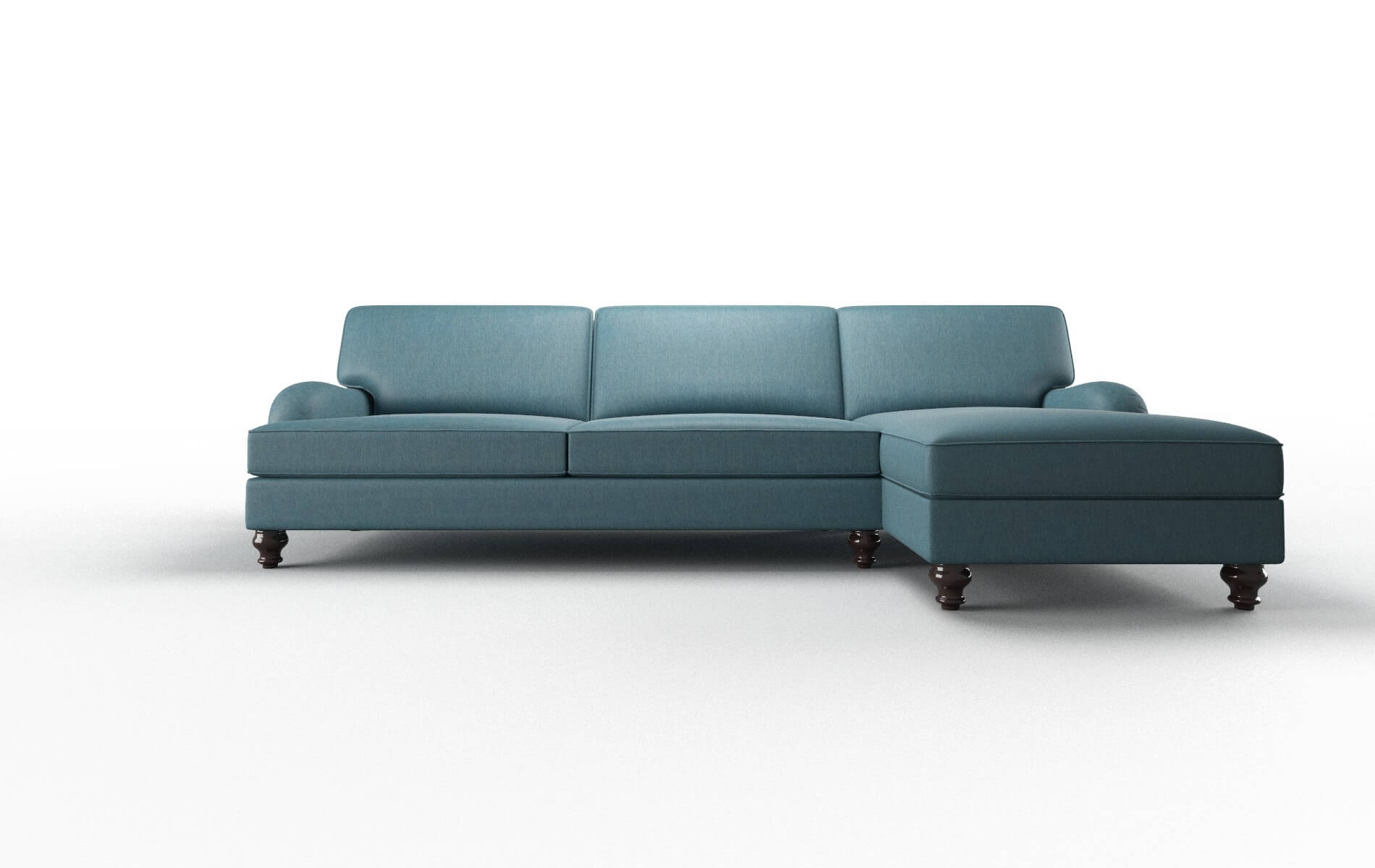 Hamilton Cosmo Teal Panel espresso legs 1