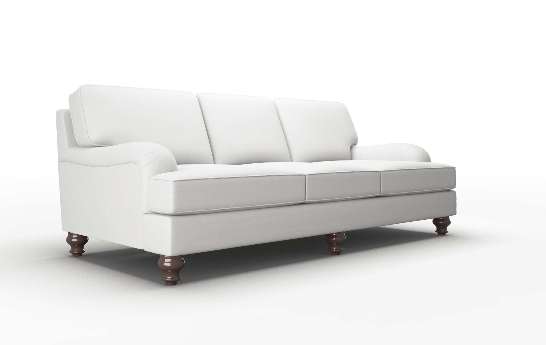 Hamilton Dawson Platinum Sofa espresso legs 2