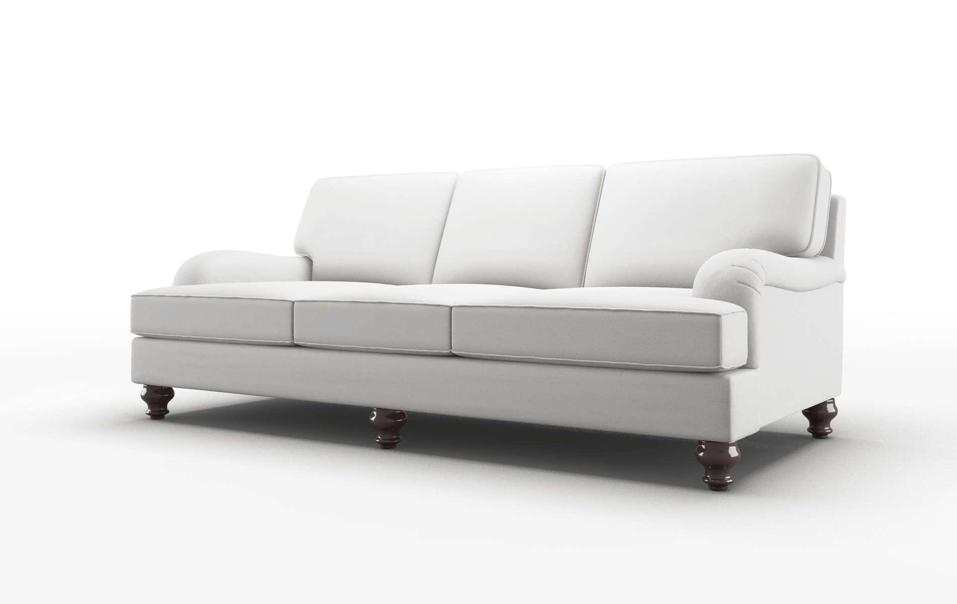 Hamilton Dawson Platinum Sofa espresso legs 4