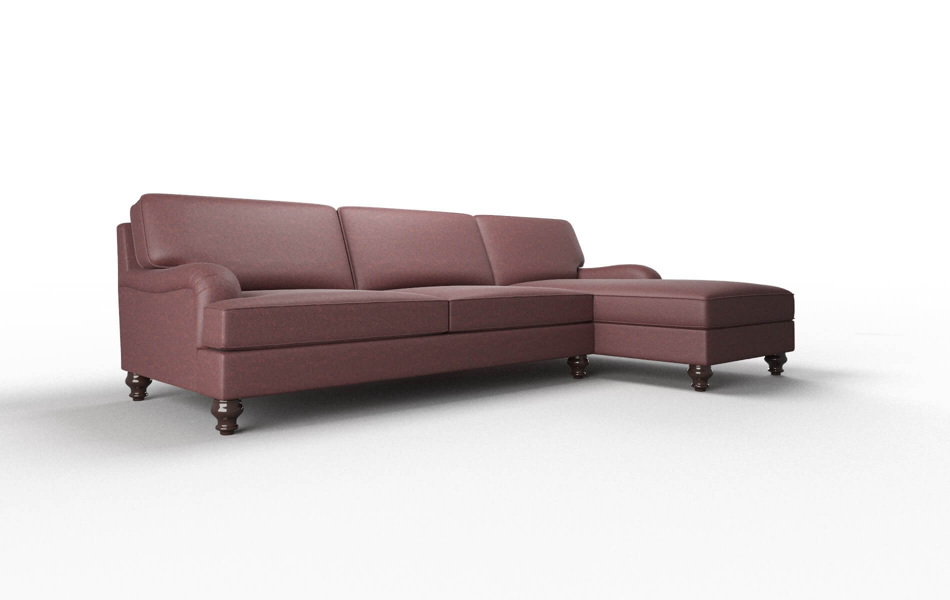 Hamilton Derby Berry Panel espresso legs 2