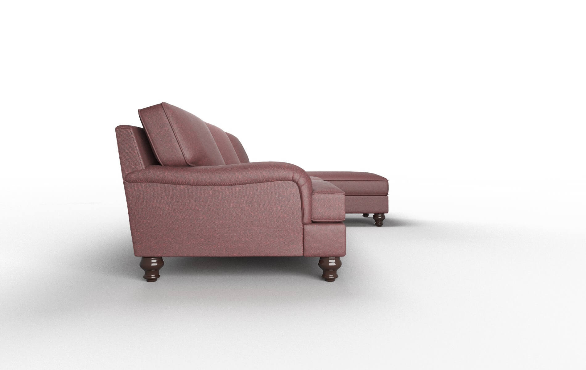 Hamilton Derby Berry Panel espresso legs 3