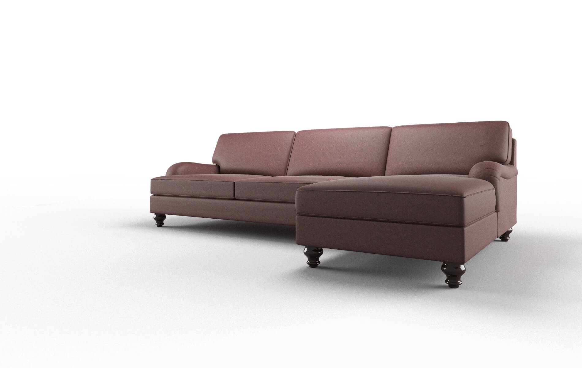 Hamilton Derby Berry Panel espresso legs 4