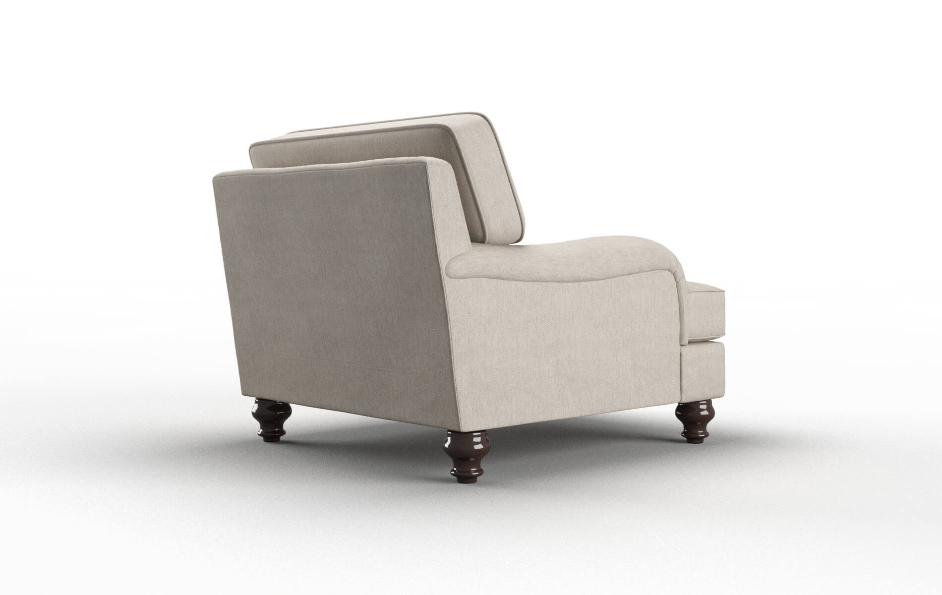 Hamilton Derby Linen Chair espresso legs 5
