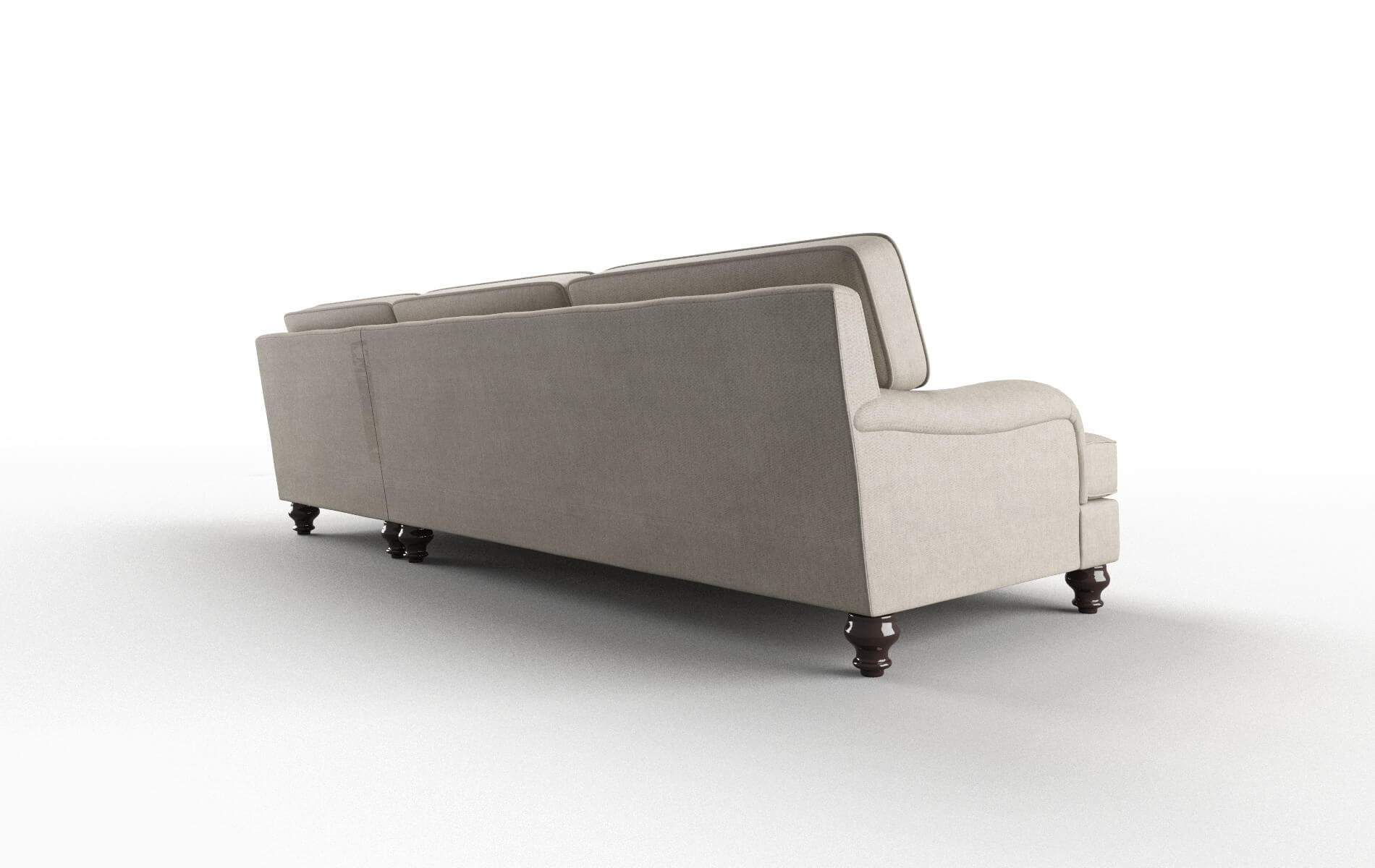 Hamilton Derby Linen Panel espresso legs 5