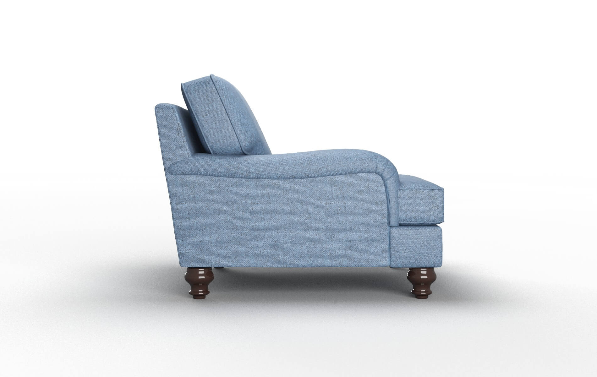 Hamilton Derby Navy Chair espresso legs 3