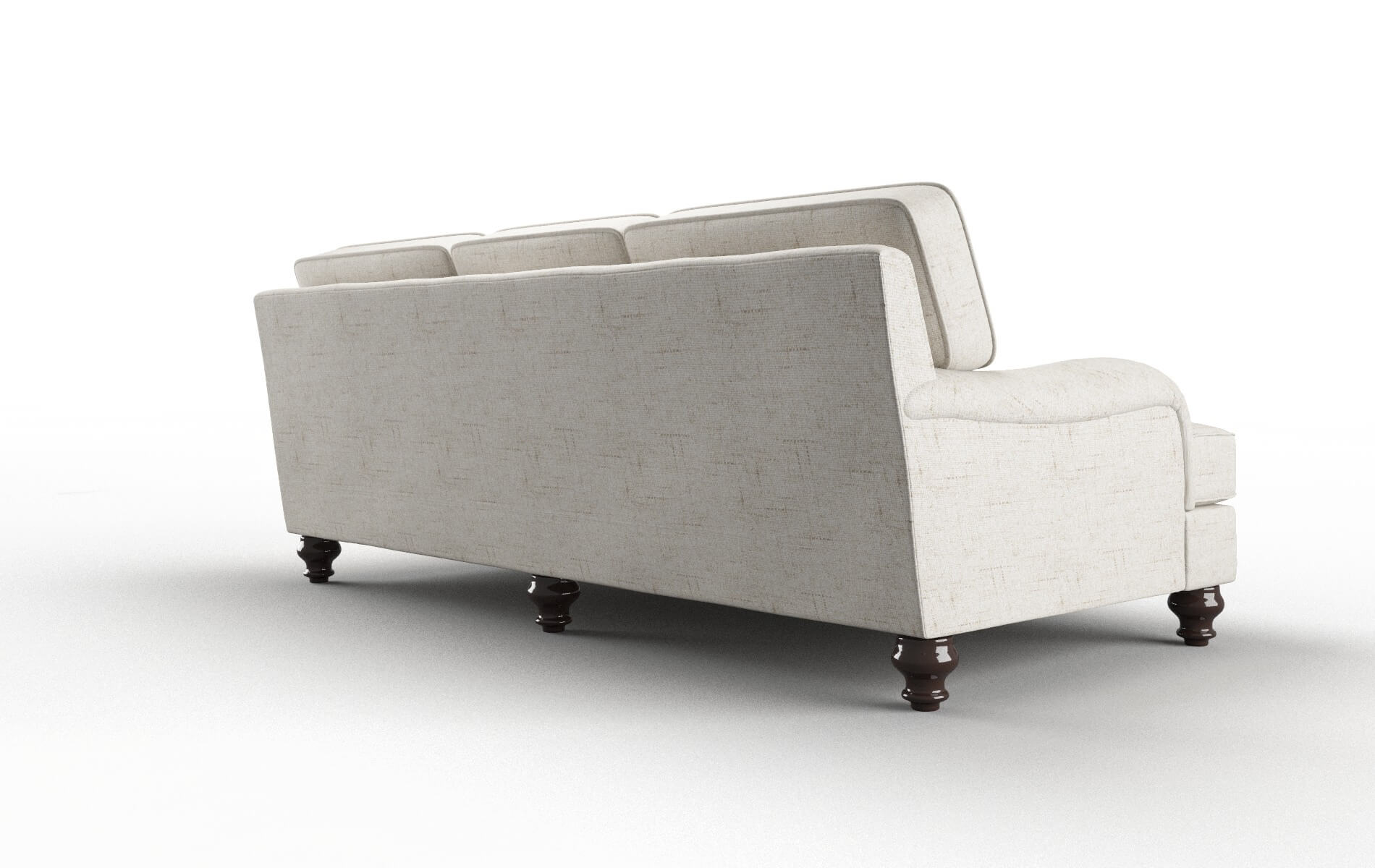 Hamilton Derby Taupe Sofa espresso legs 5