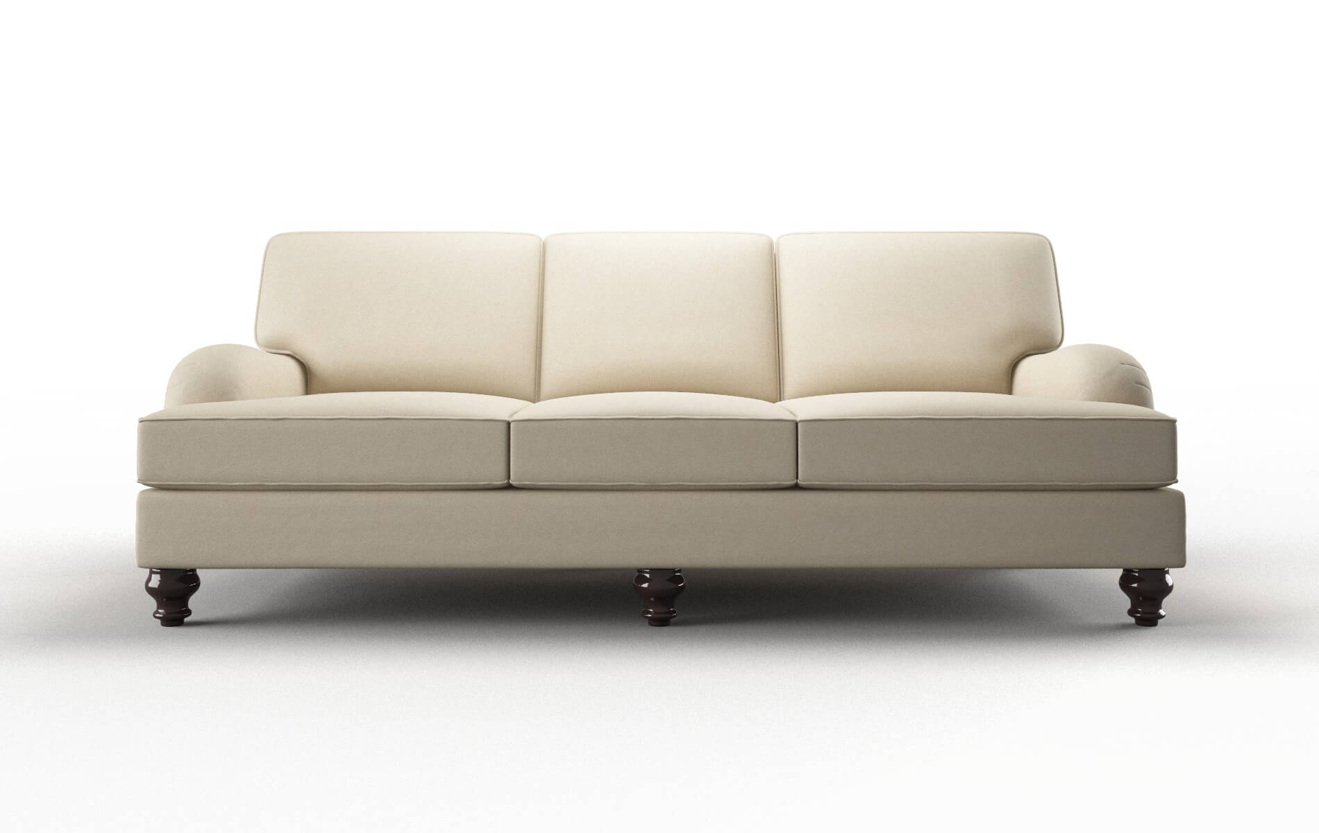 Hamilton Dream_d Almond Sofa espresso legs 1