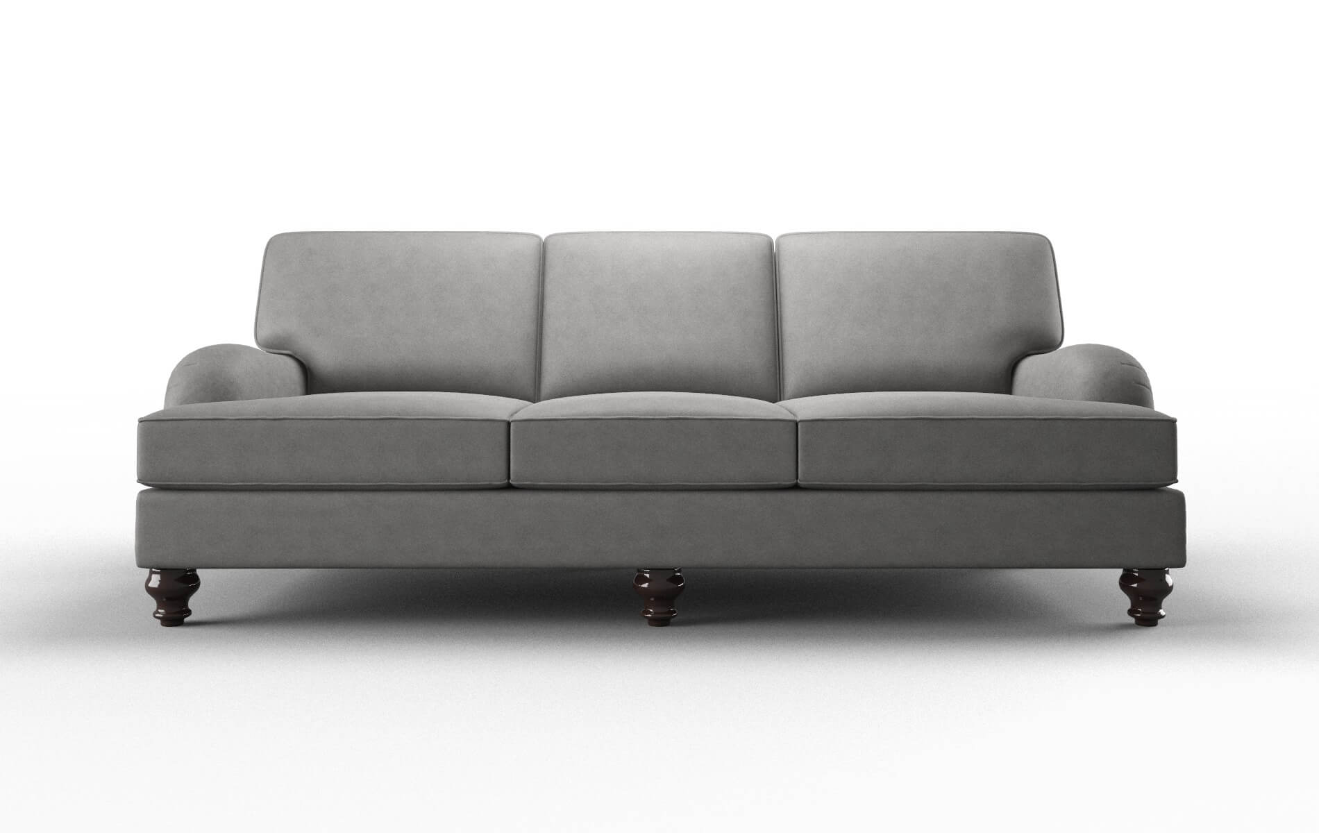 Hamilton Dream_d Charcoal Sofa espresso legs 1