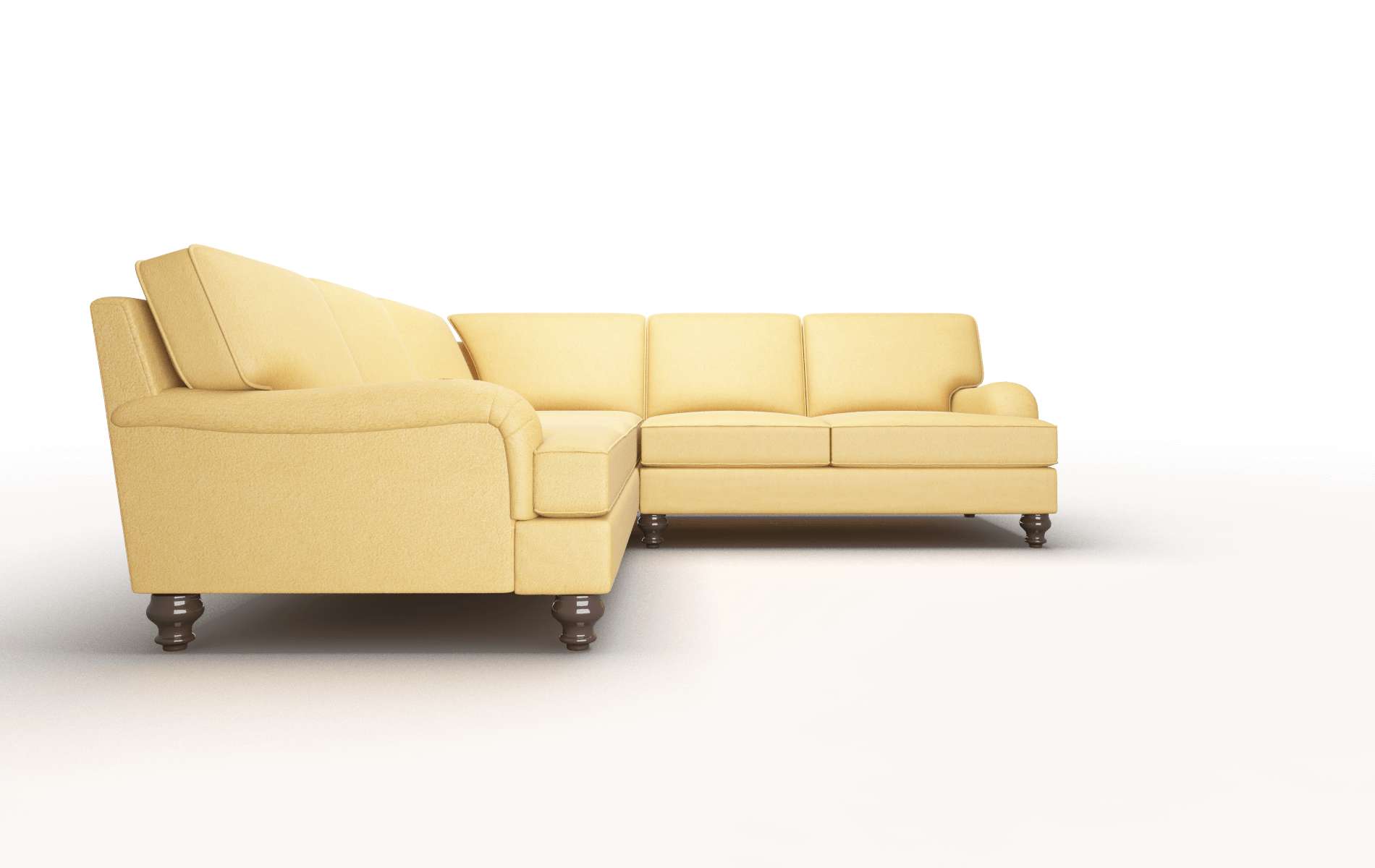Hamilton Dream_d Sunflower Sectional espresso legs 2