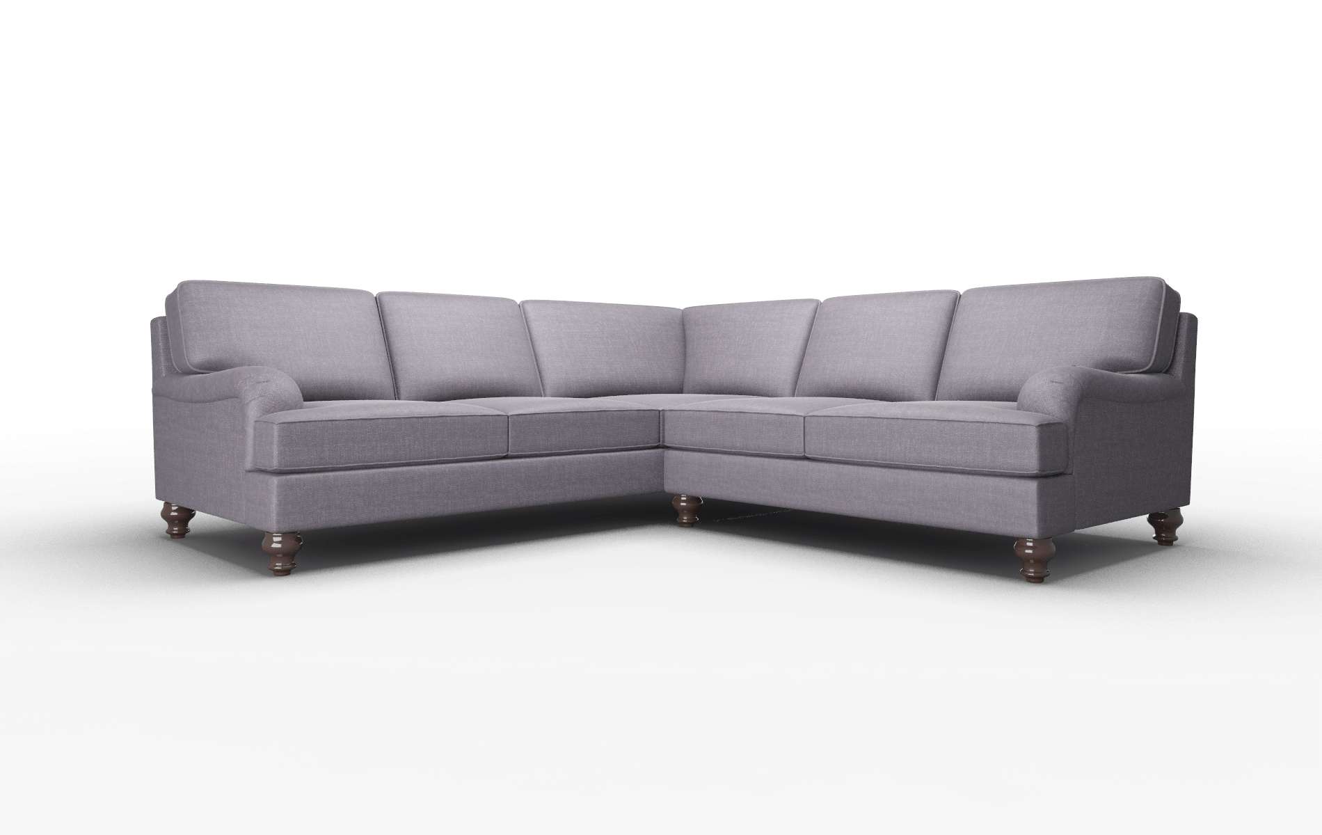 Hamilton Durham Ink Sectional espresso legs 1