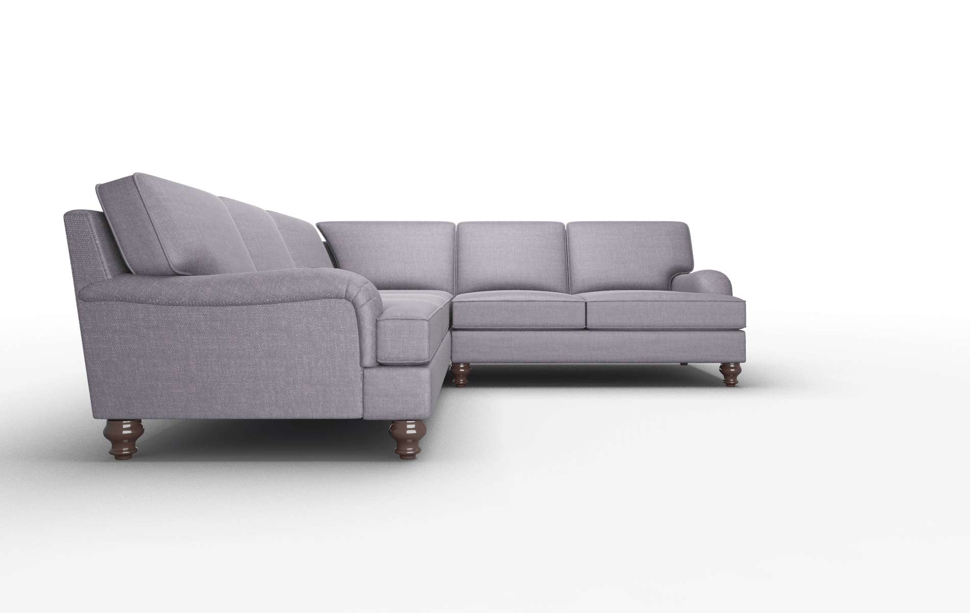 Hamilton Durham Ink Sectional espresso legs 2