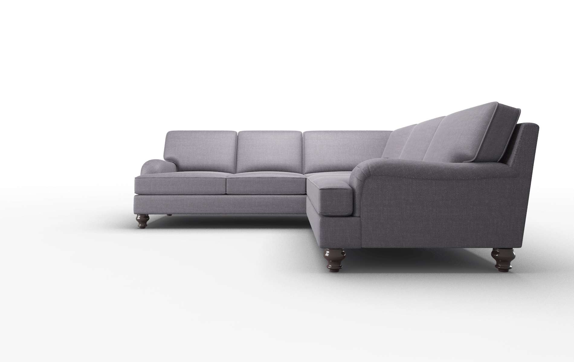 Hamilton Durham Ink Sectional espresso legs 5