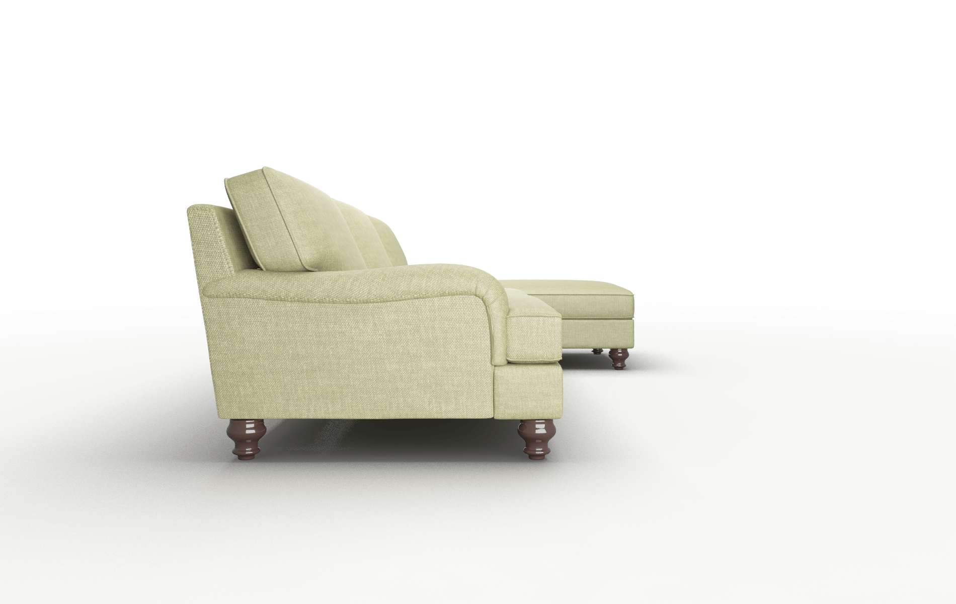 Hamilton Durham Lime Panel espresso legs 3