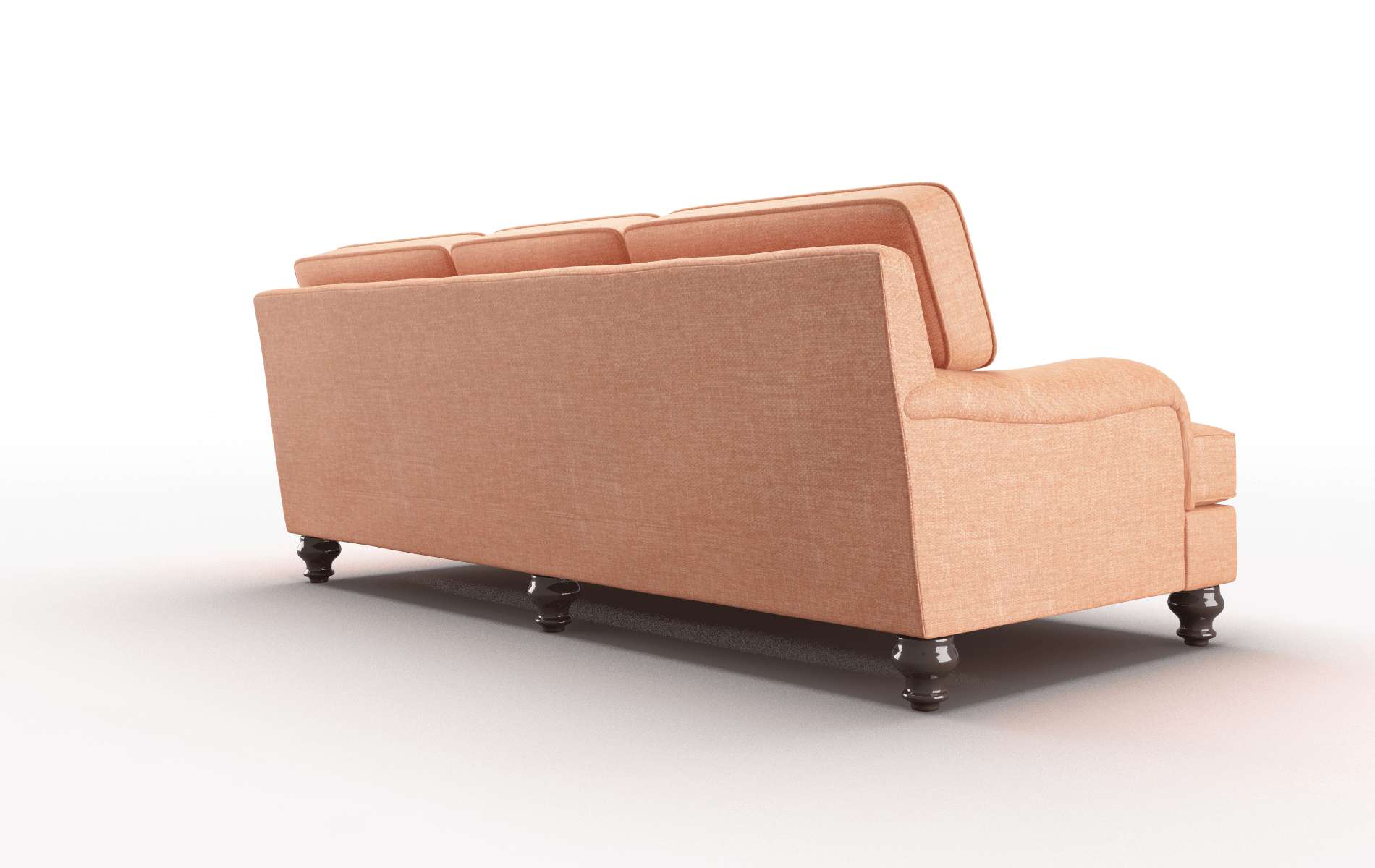 Hamilton Durham Tangerine Sofa espresso legs 5