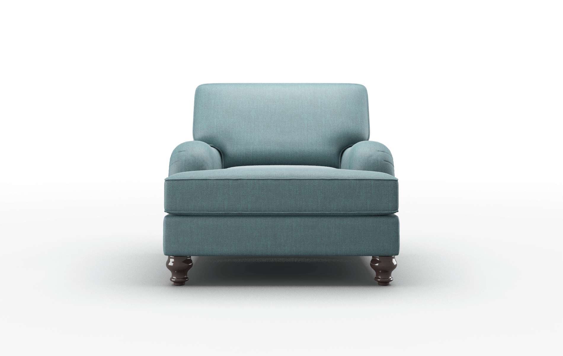 Hamilton Elliot teal Chair Espresso Legs  1