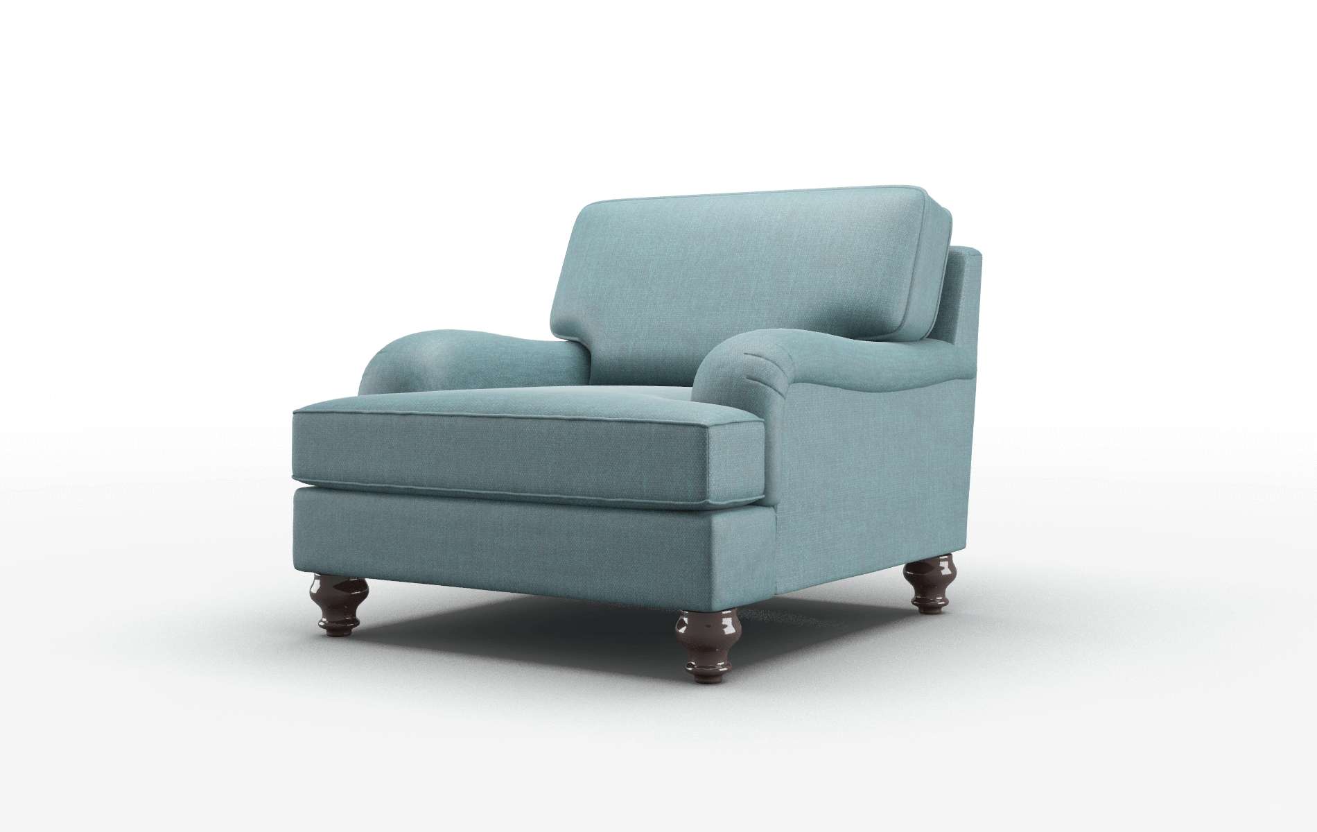 Hamilton Elliot Teal Chair espresso legs 4