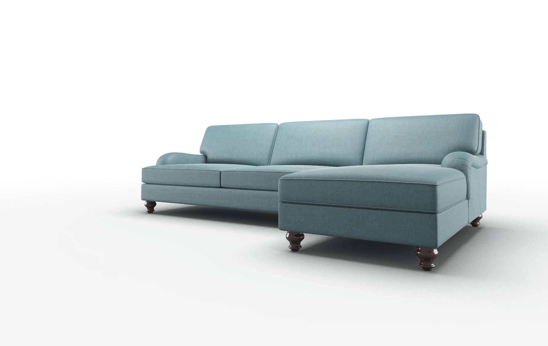 Hamilton Elliot Teal Panel espresso legs 4