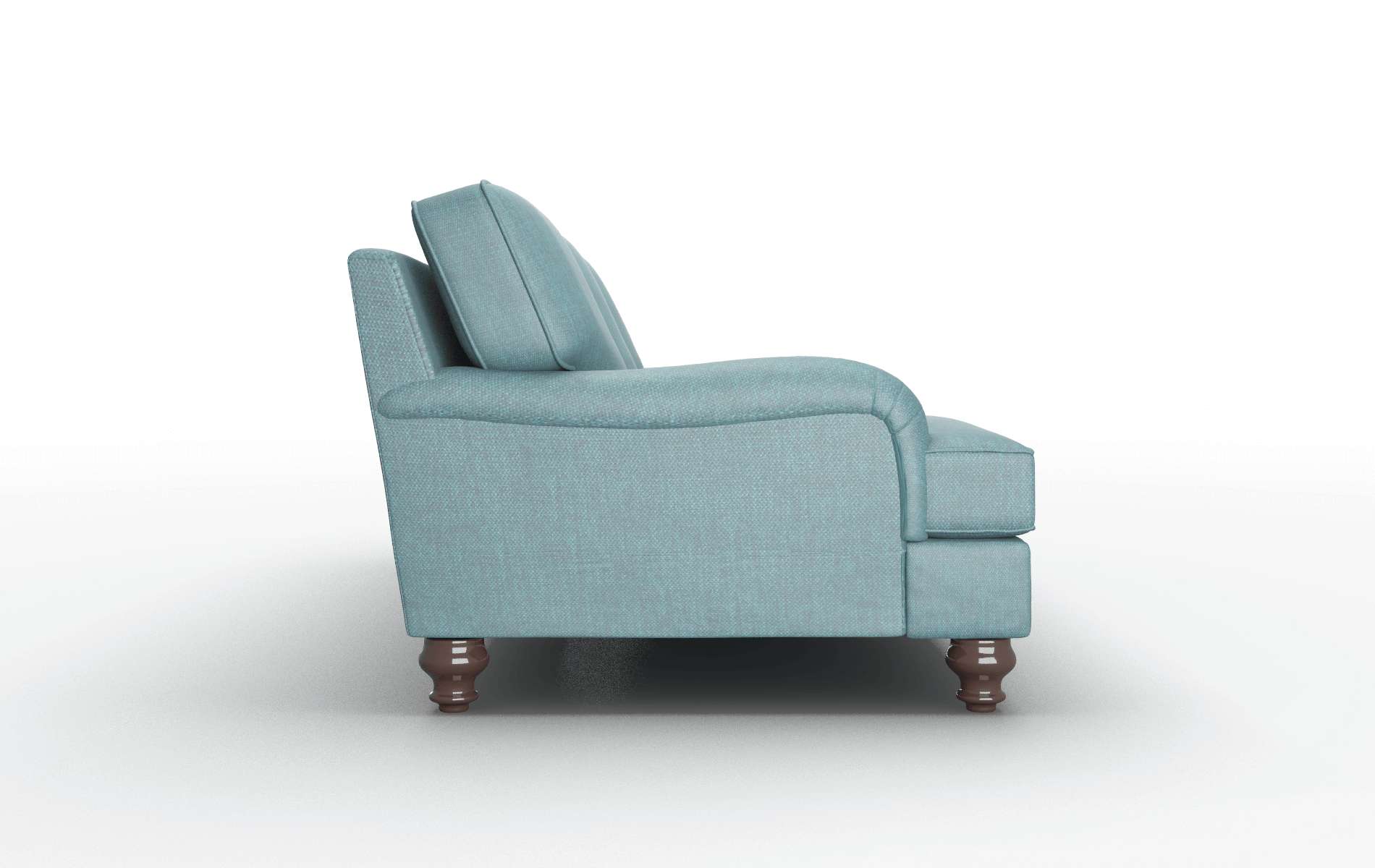 Hamilton Elliot Teal Sofa espresso legs 3