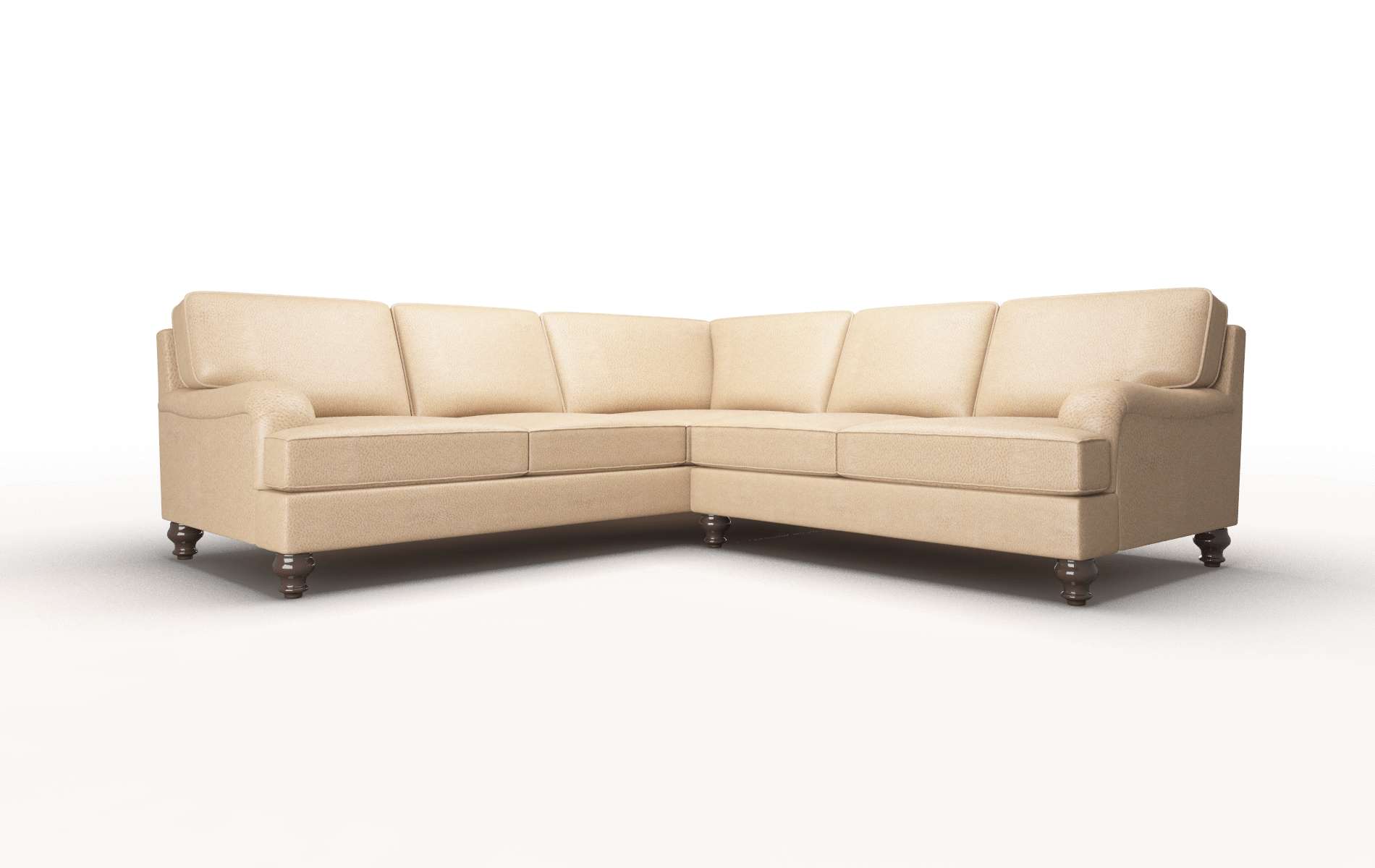 Hamilton Ford Dune Sectional espresso legs 1