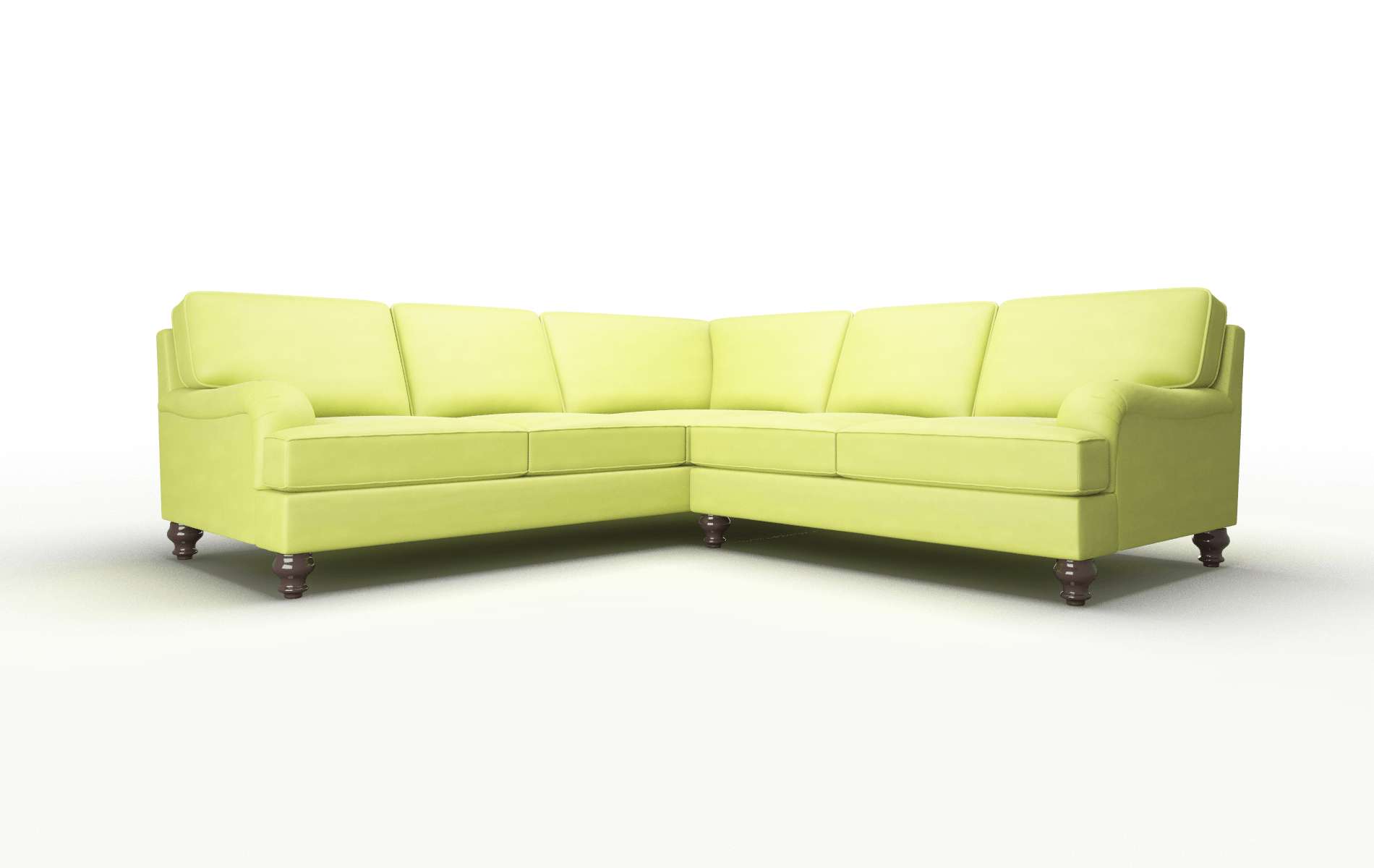 Hamilton Hathaway Apple Sectional espresso legs 1