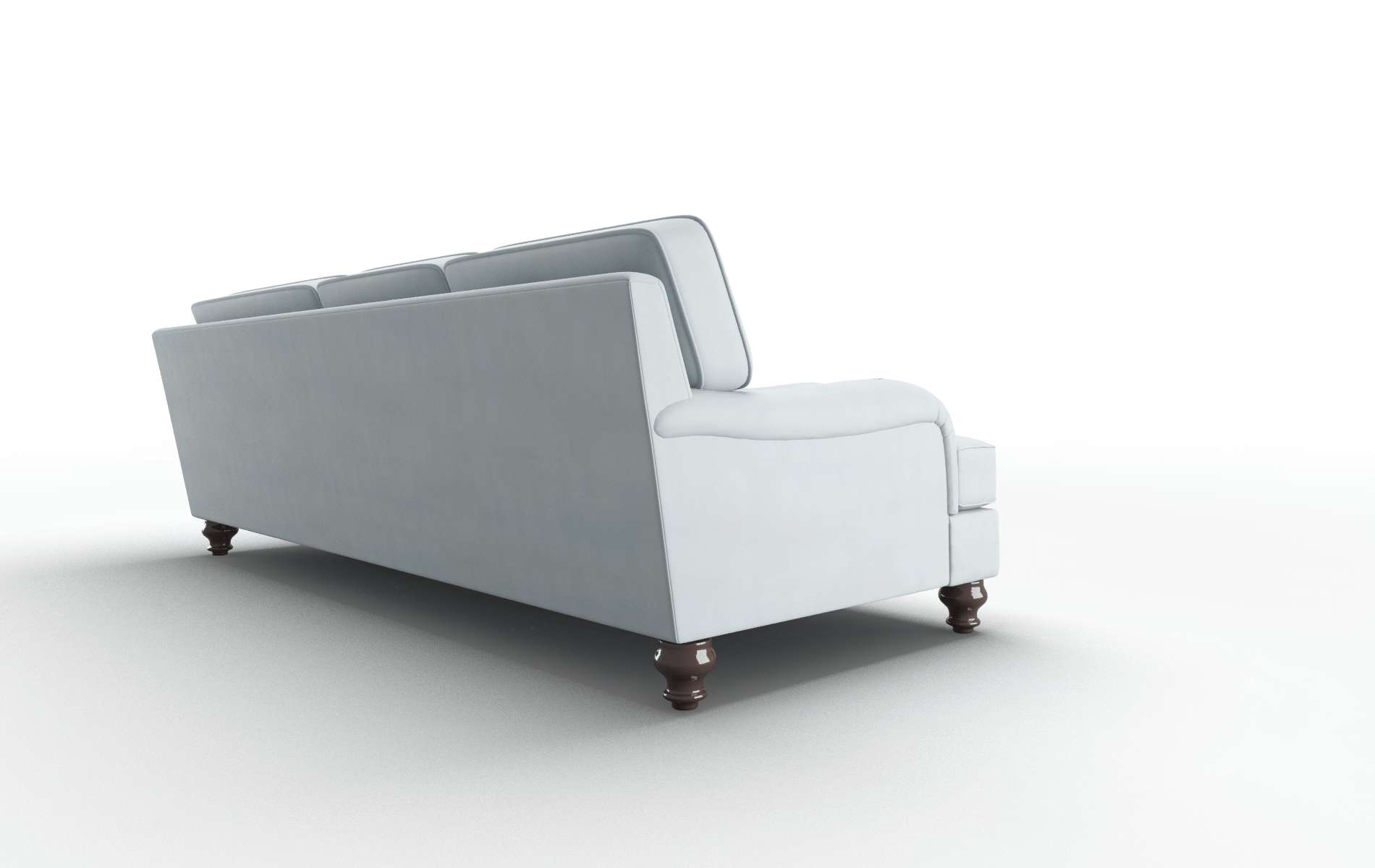 Hamilton Hathaway Aqua Sectional espresso legs 3
