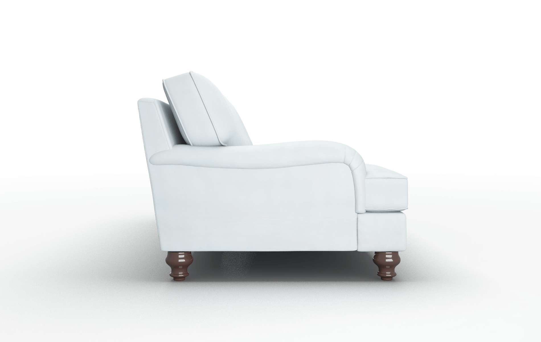 Hamilton Hathaway Aqua Sofa espresso legs 3