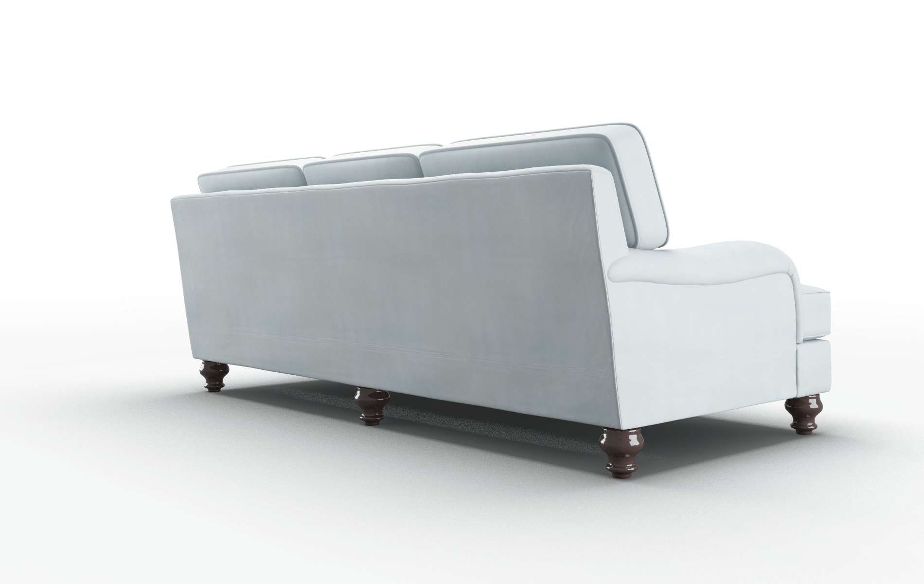 Hamilton Hathaway Aqua Sofa espresso legs 5