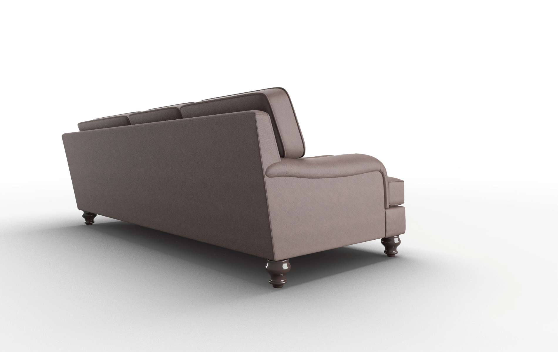 Hamilton Insight Cafe Sectional espresso legs 3