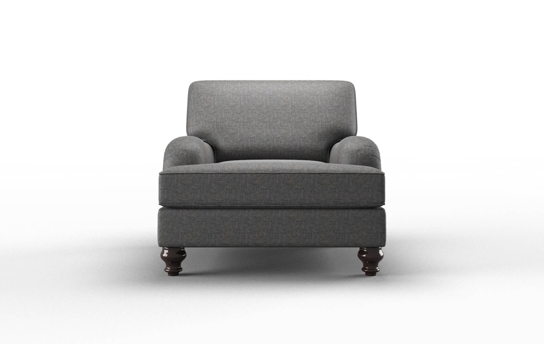 Hamilton Insight charcoal Chair Espresso Legs  1