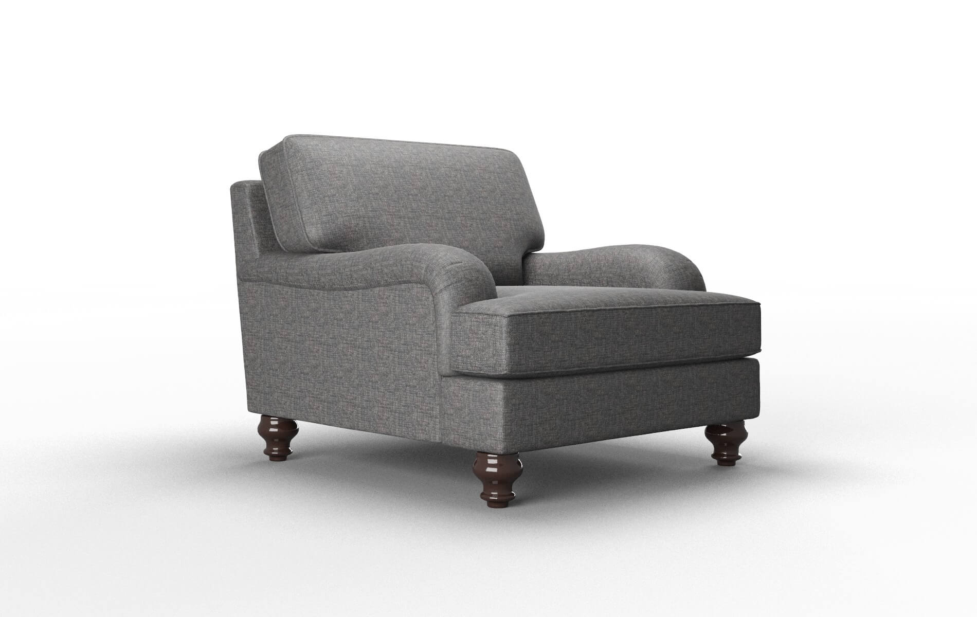 Hamilton Insight Charcoal Chair espresso legs 2