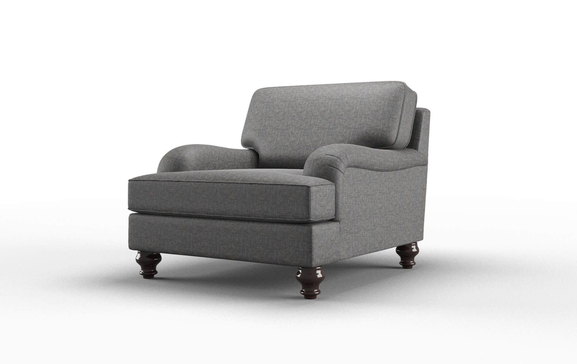 Hamilton Insight Charcoal Chair espresso legs 4