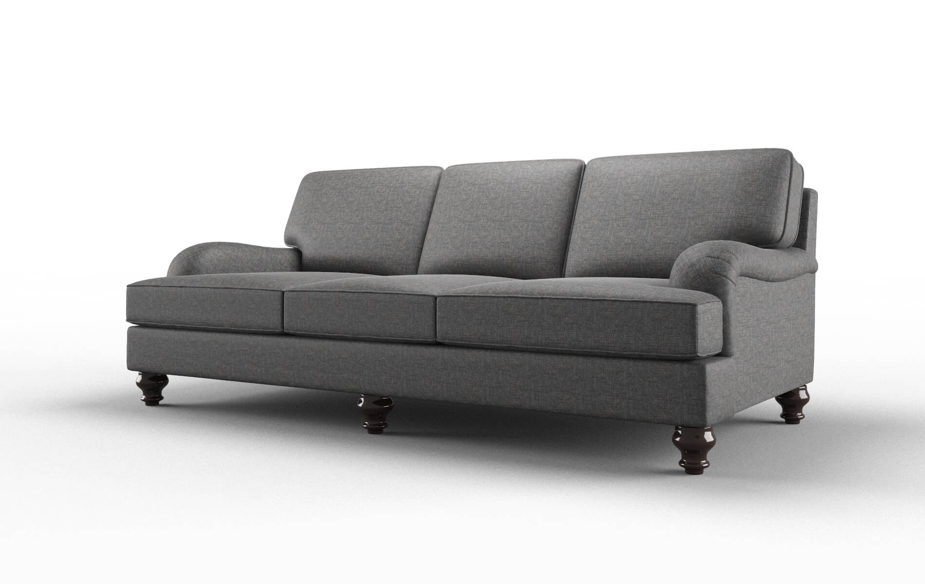 Hamilton Insight Charcoal Sofa espresso legs 4