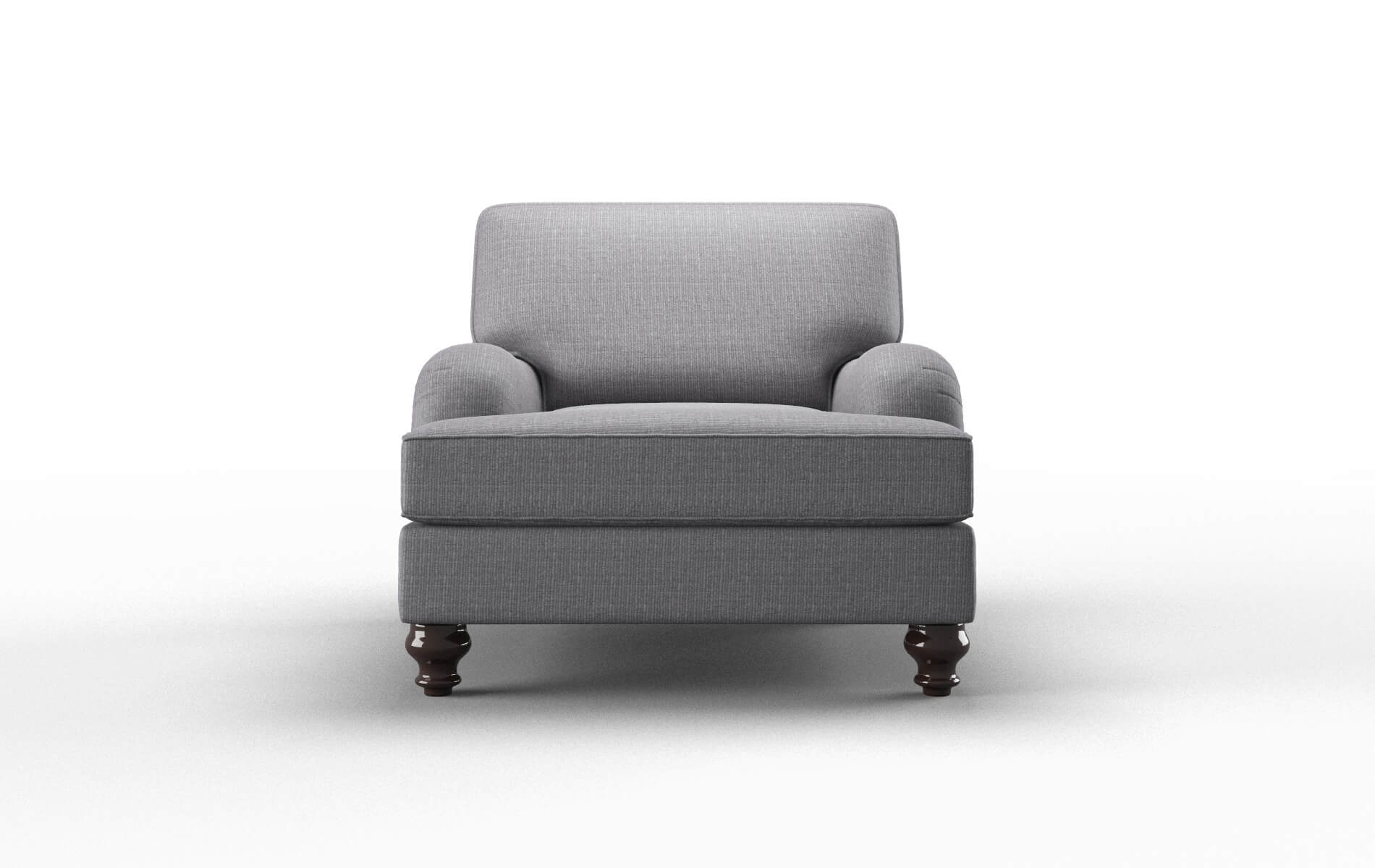 Hamilton Insight denim Chair Espresso Legs  1