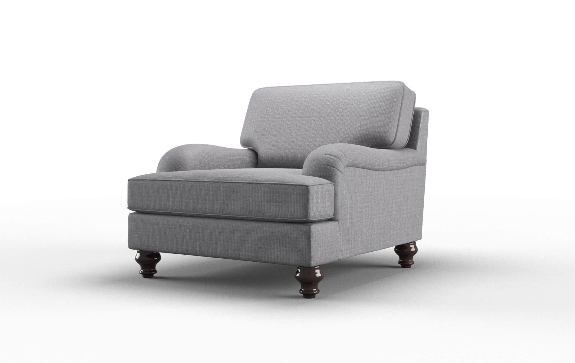 Hamilton Insight Denim Chair espresso legs 4