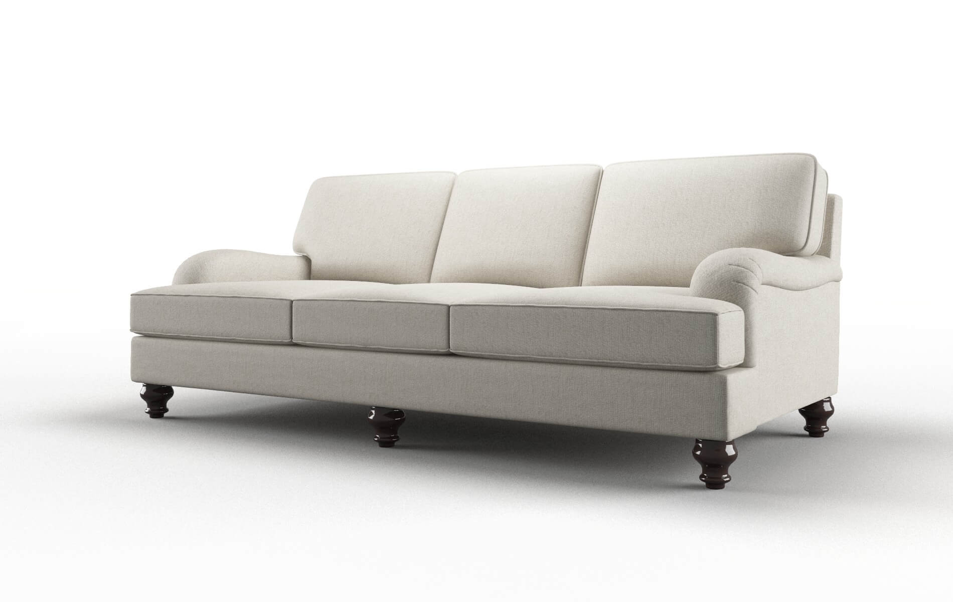 Hamilton Insight Dove Sofa espresso legs 4