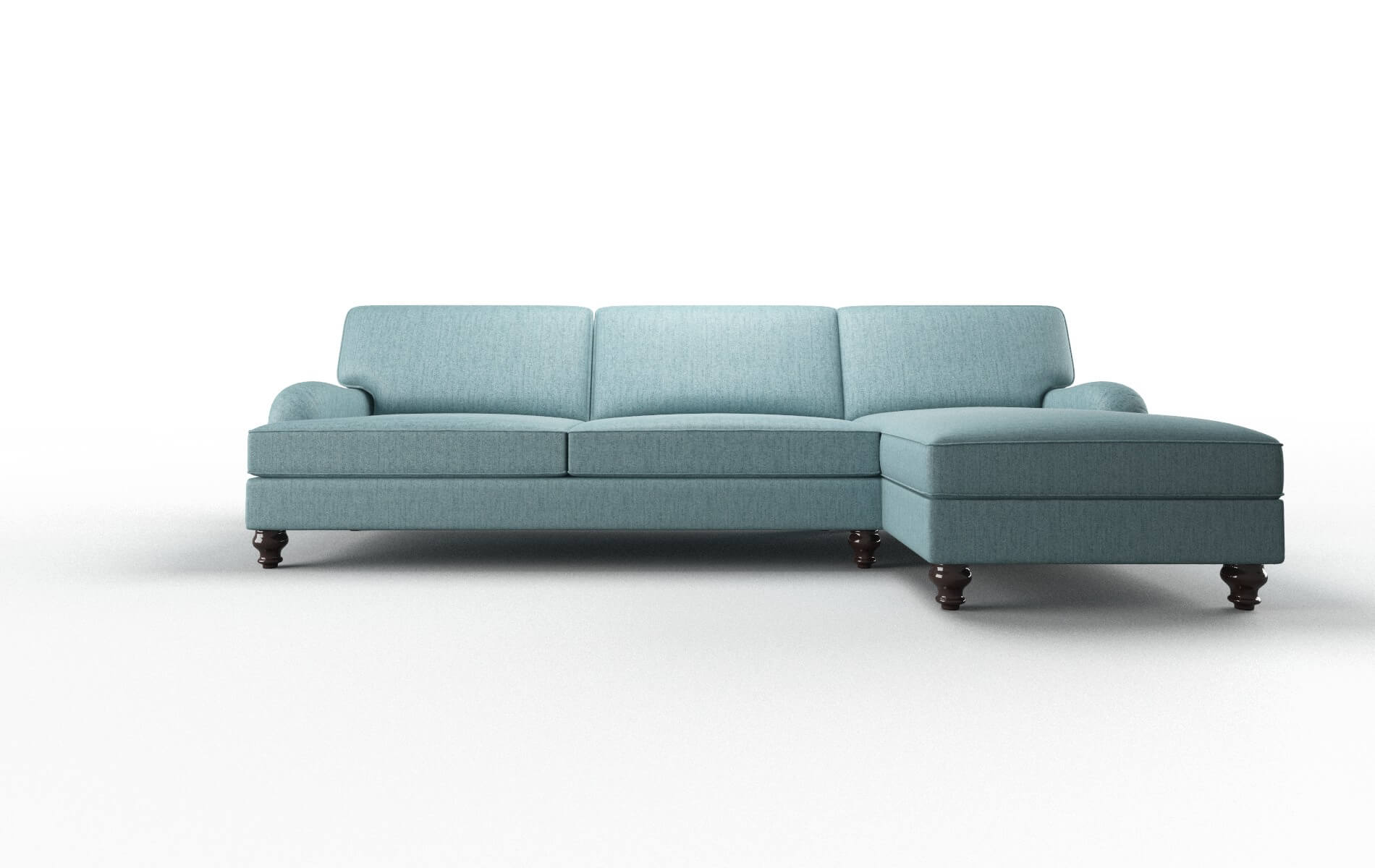 Hamilton Insight Peacock Panel espresso legs 1