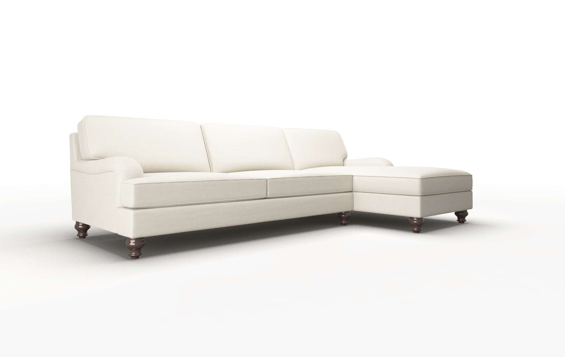 Hamilton Keylargo Almond Panel espresso legs 2