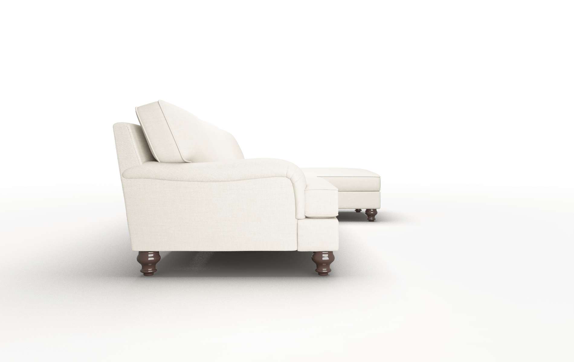 Hamilton Keylargo Almond Panel espresso legs 3