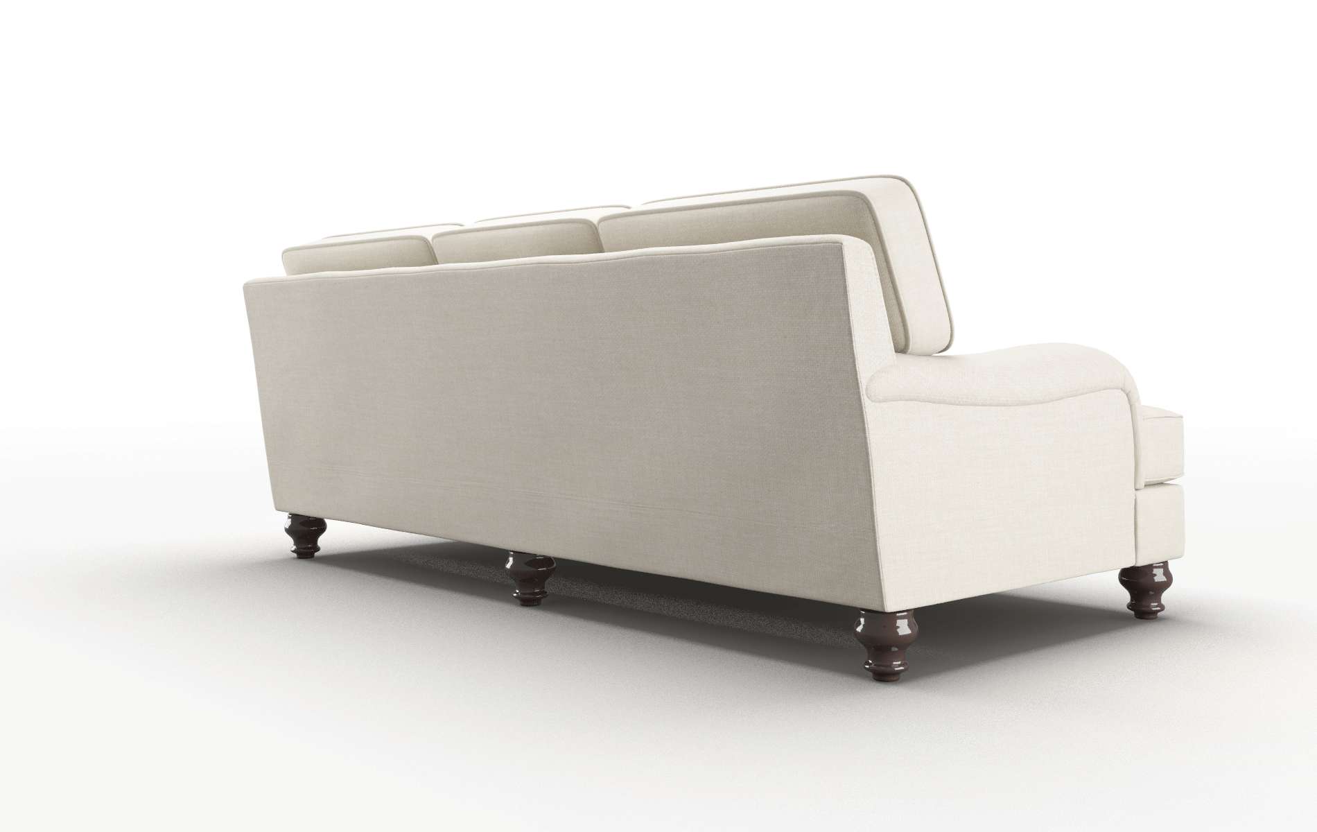 Hamilton Keylargo Almond Sofa espresso legs 5