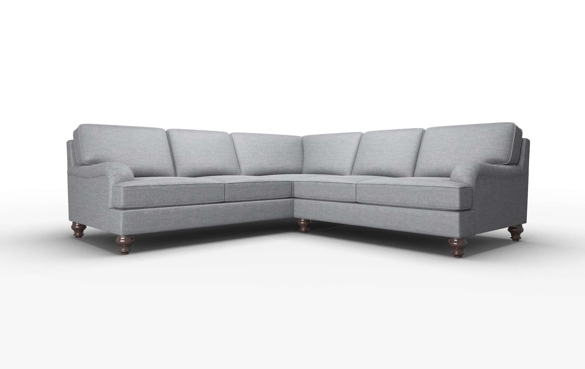 Hamilton Keylargo Graphite Sectional espresso legs 1