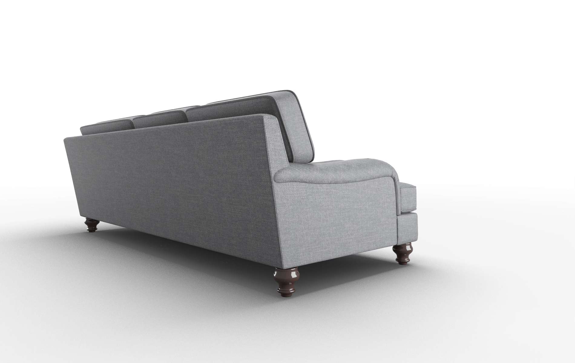 Hamilton Keylargo Graphite Sectional espresso legs 3