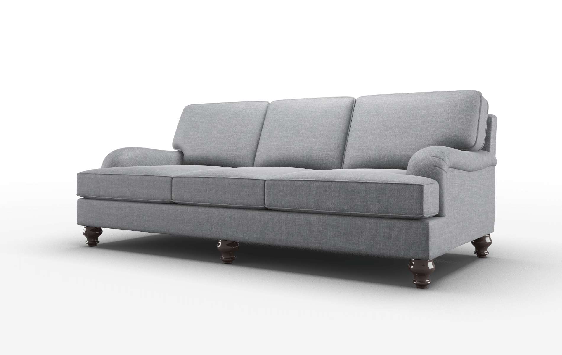 Hamilton Keylargo Graphite Sofa espresso legs 4