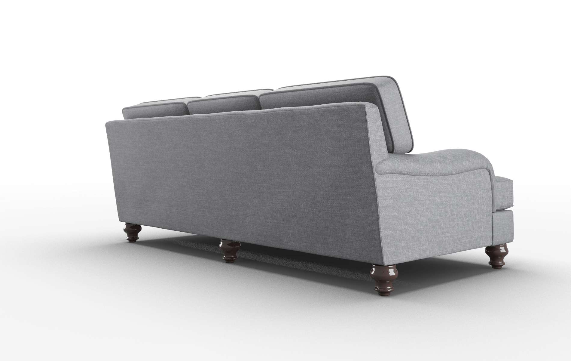 Hamilton Keylargo Graphite Sofa espresso legs 5