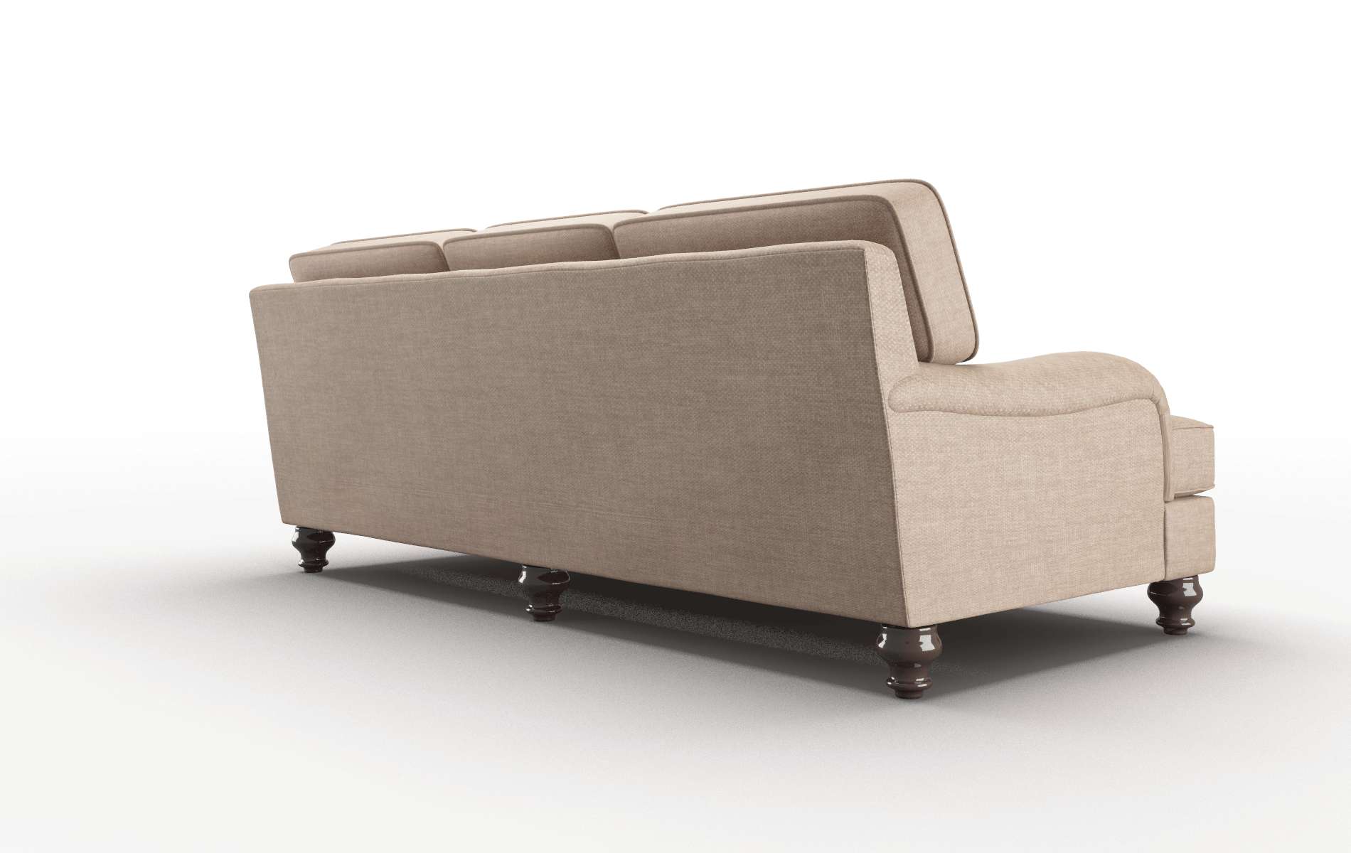 Hamilton Keylargo Mink Sofa espresso legs 5