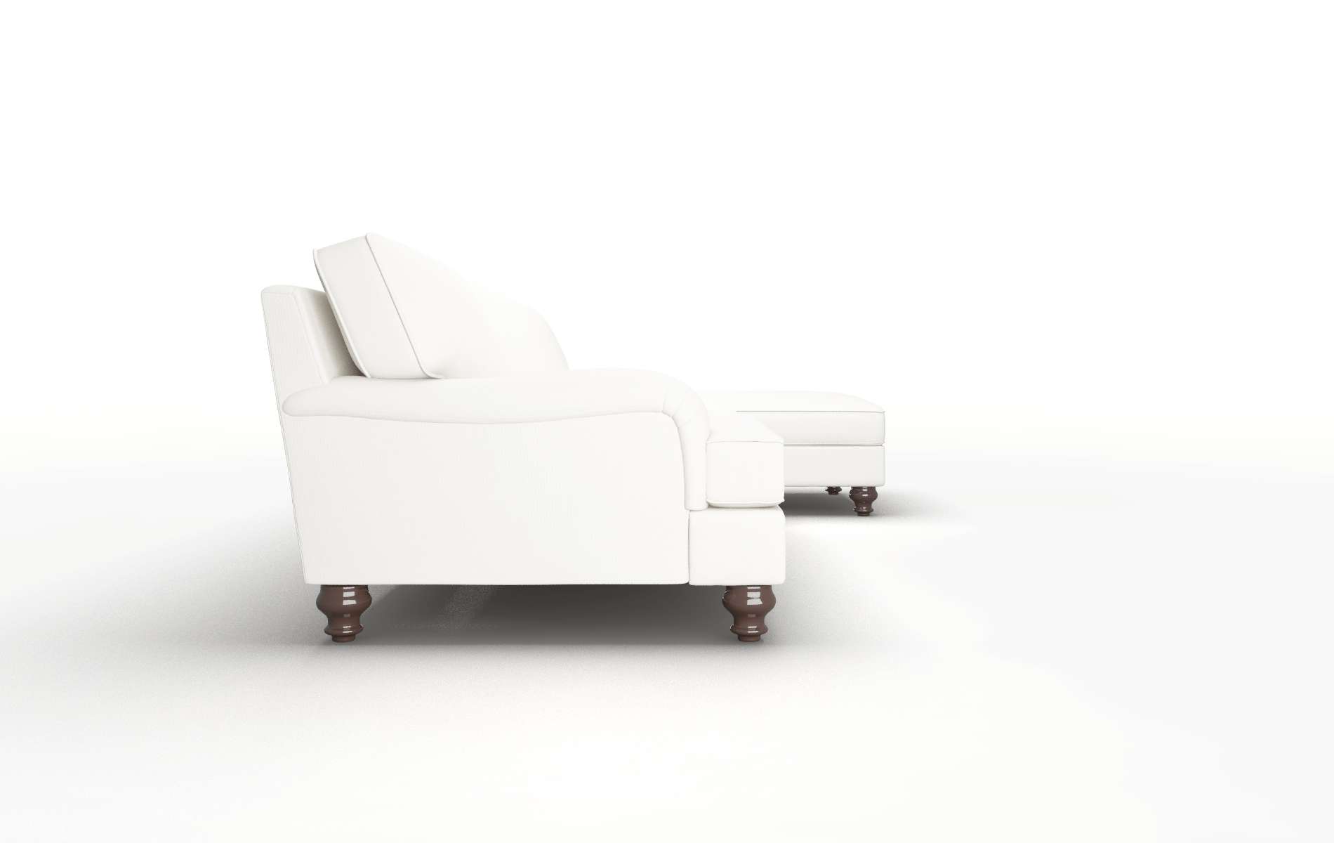 Hamilton Keylargo Oatmeal Panel espresso legs 3