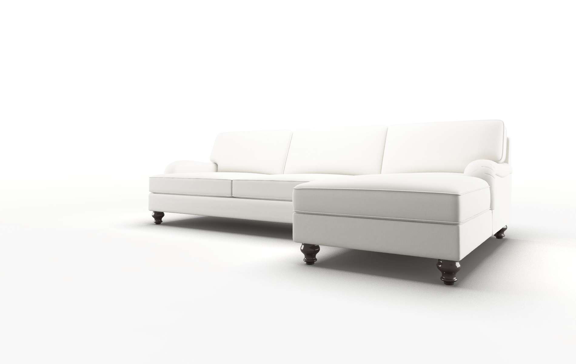 Hamilton Keylargo Oatmeal Panel espresso legs 4