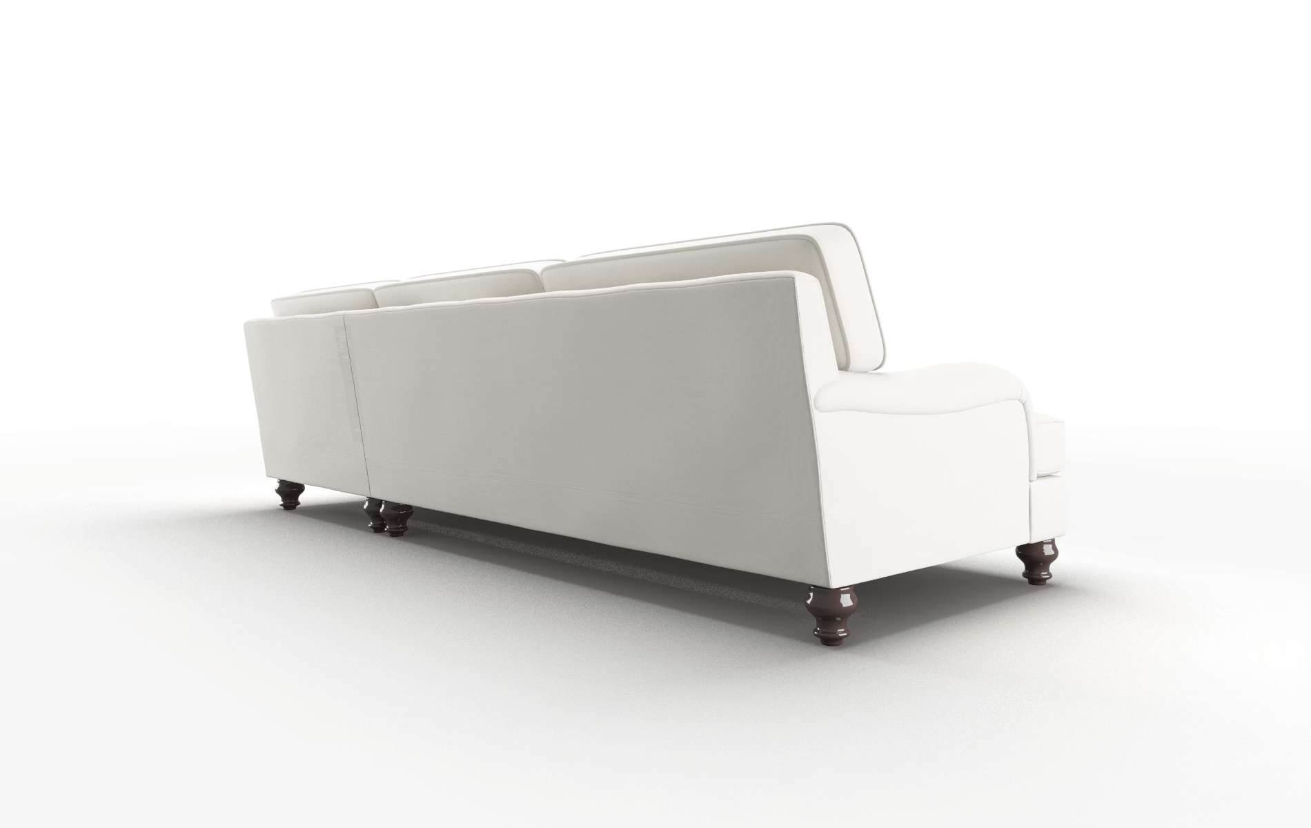 Hamilton Keylargo Oatmeal Panel espresso legs 5