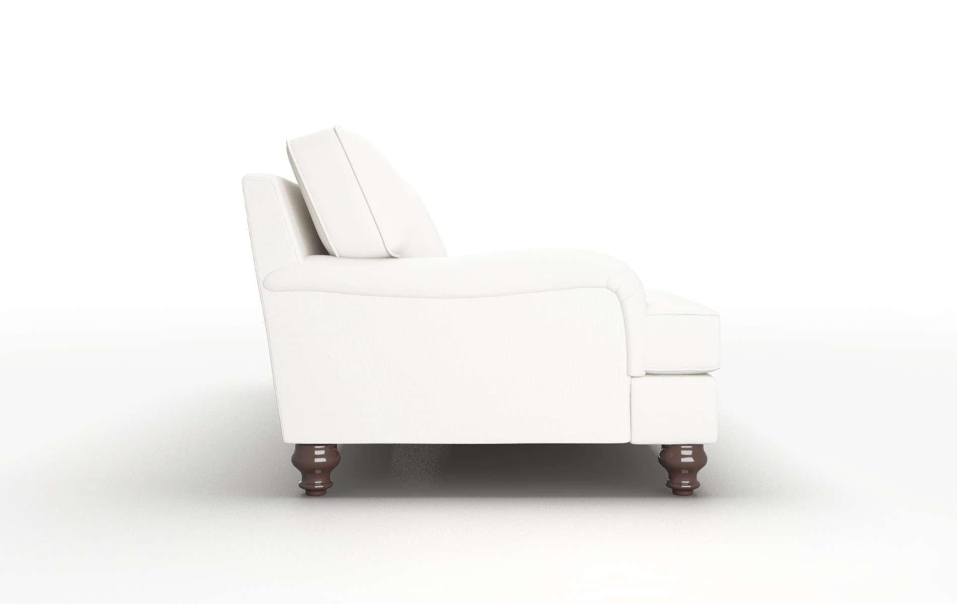 Hamilton Keylargo Oatmeal Sofa espresso legs 3