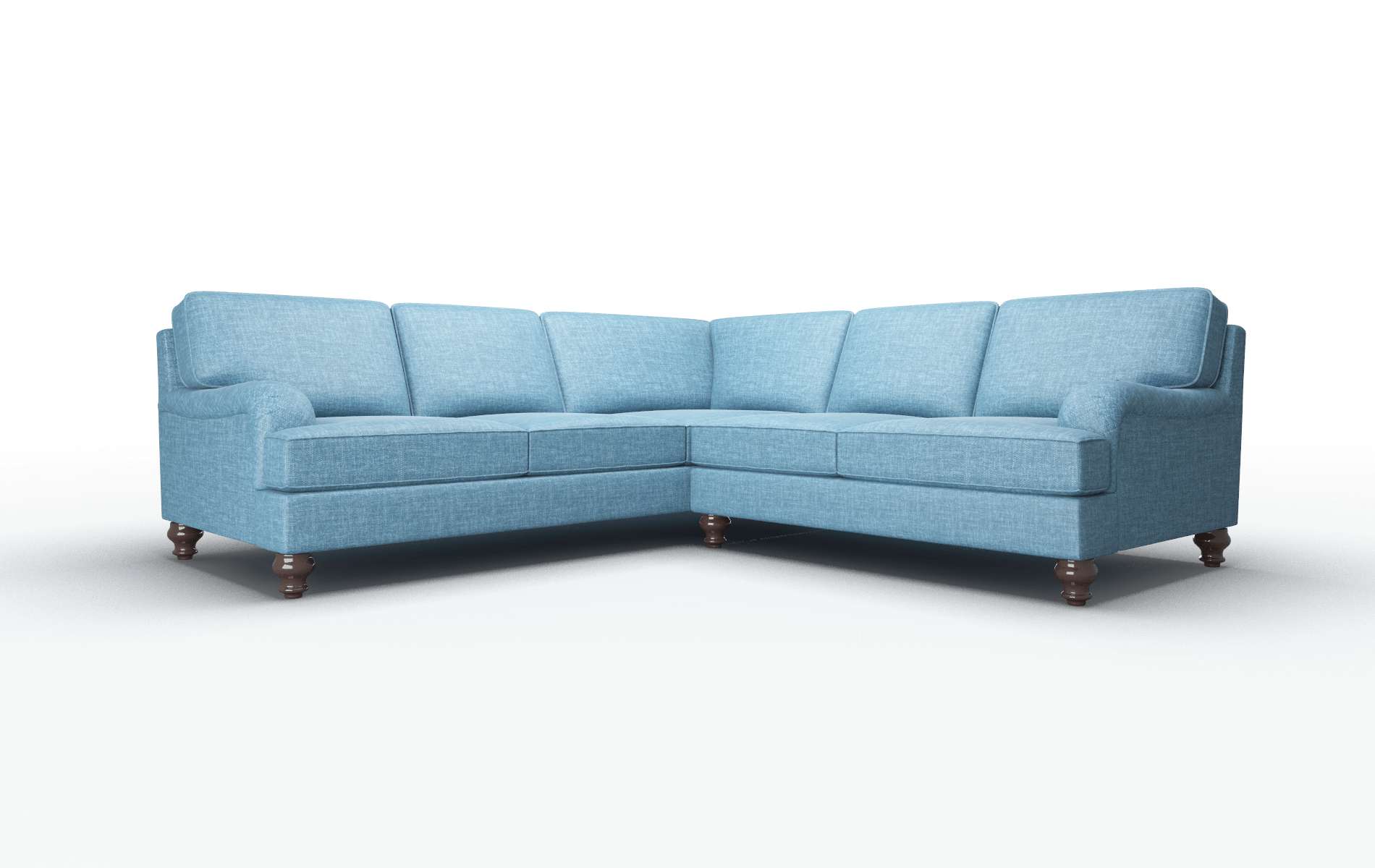 Hamilton Keylargo ocean Sectional Espresso Legs  1