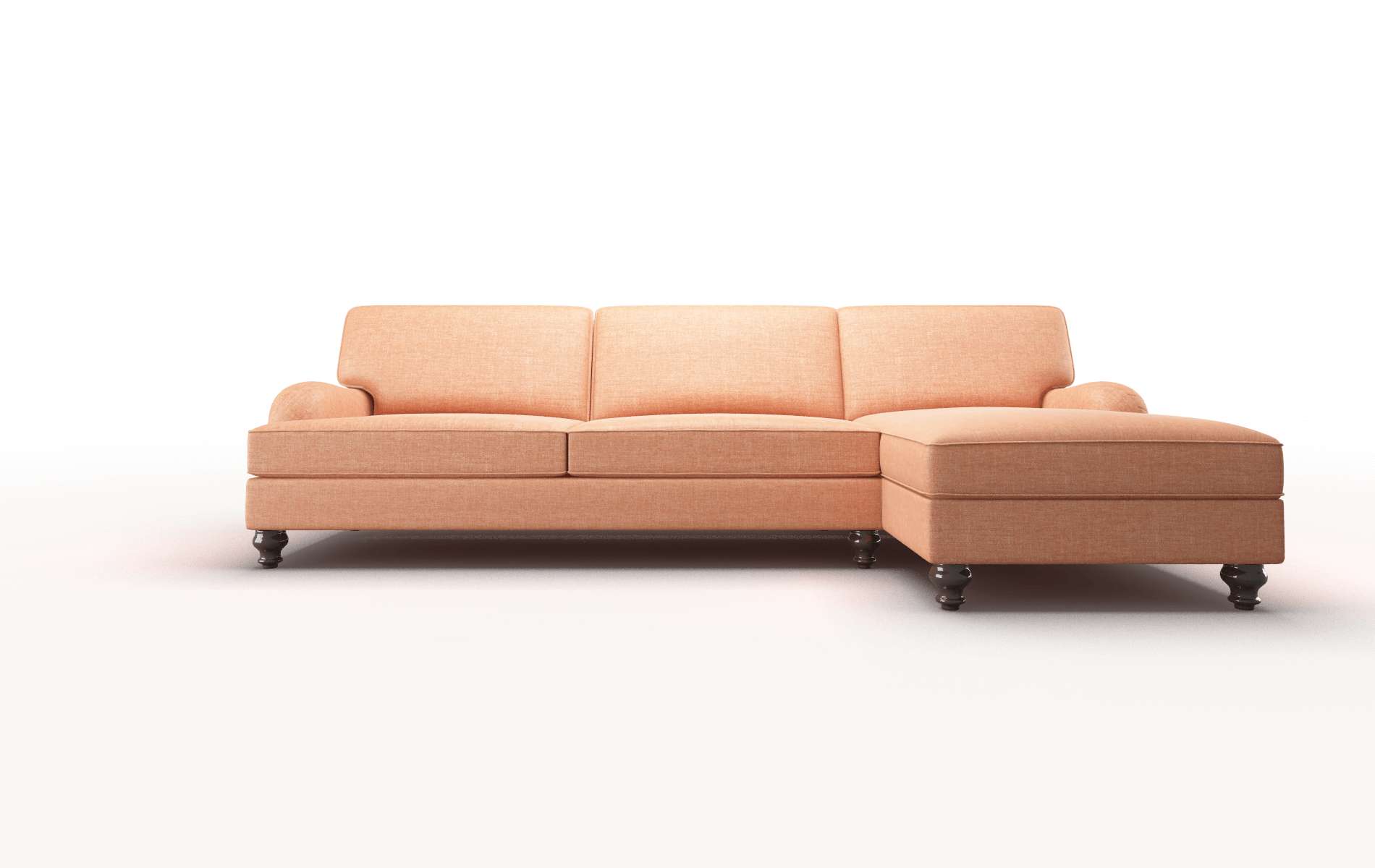 Hamilton Keylargo terracotta Panel Espresso Legs  1